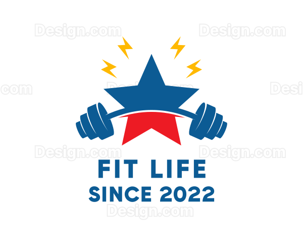 Star Bodybuilding Weights Logo