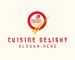 Ramen Noodles Restaurant logo design