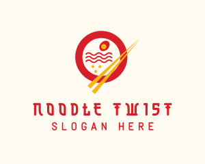 Ramen Noodles Restaurant logo design