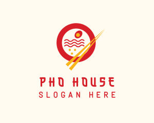 Ramen Noodles Restaurant logo design