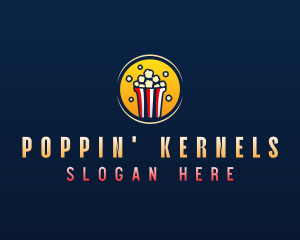 Popcorn Snack Food logo