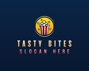 Popcorn Snack Food logo