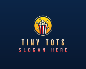 Popcorn Snack Food logo