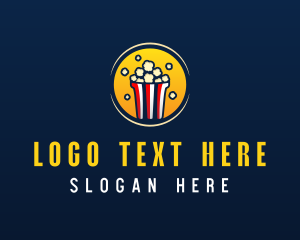 Popcorn Snack Food logo