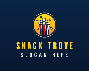 Popcorn Snack Food logo