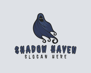 Evil Halloween Ghost logo