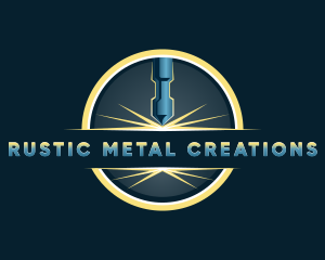 Laser Industrial Metalworks logo design