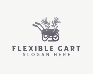 Flower Plant Wheelbarrow logo