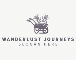 Flower Plant Wheelbarrow logo