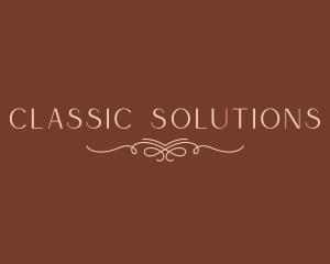 Elegant Beauty Wordmark logo