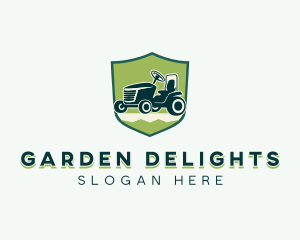 Lawn Mower Gardening Lawn  logo design