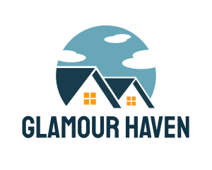 Roofing Apartment House  Logo