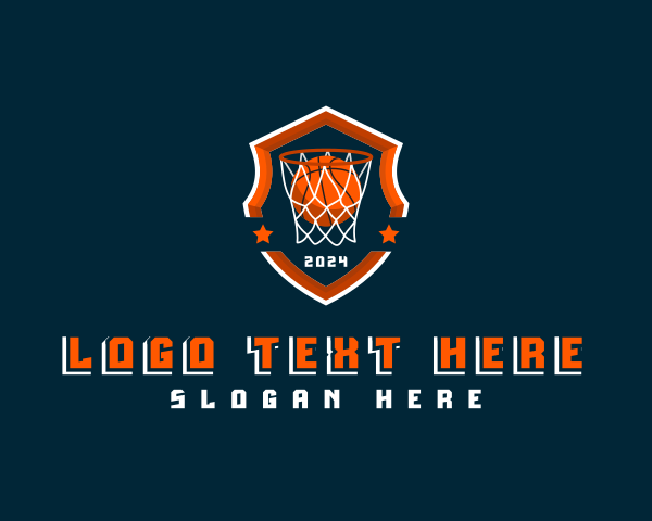 Basketball Court logo example 4