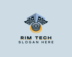 Automotive Race Tires  logo design