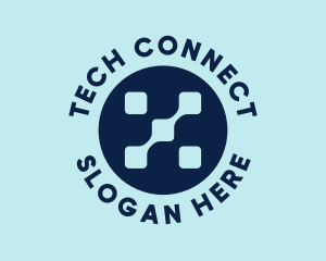 Tech Digital Letter X Logo