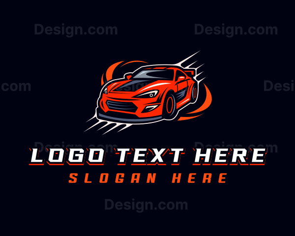 Race Car Automotive Logo