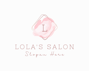 Watercolor Beauty Cosmetics logo design