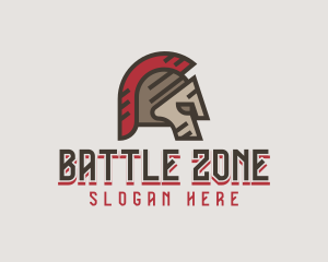 Sparta Helmet Armor logo design