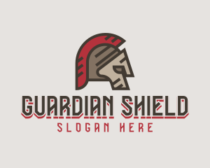 Sparta Helmet Armor logo design