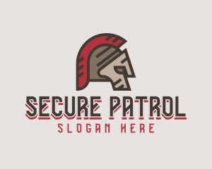 Sparta Helmet Armor logo design