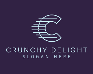 Delivery Company Letter C  logo design