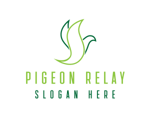 Natural Pigeon Bird logo