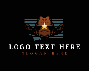 Montana Sheriff Cowboy logo