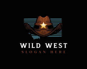 Montana Sheriff Cowboy logo design