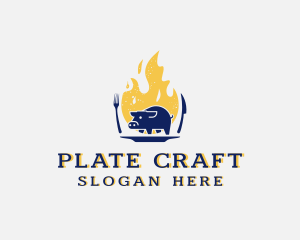 Pork Meat Flame Grill logo