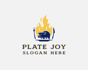 Pork Meat Flame Grill logo
