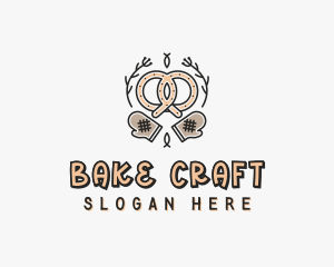 Baked Pretzel Patisserie logo design