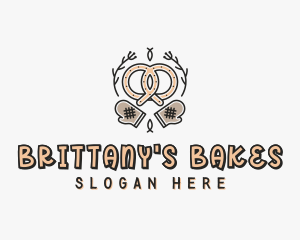 Baked Pretzel Patisserie logo design