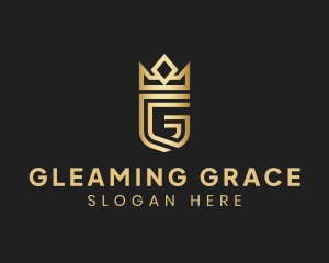 Elegant Letter G Crown logo design