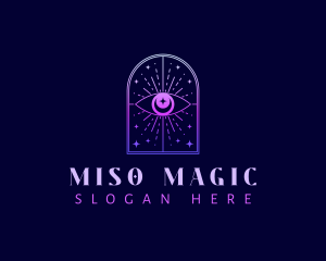 Eye Magical Moon logo design