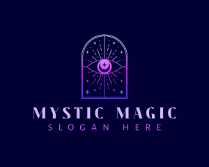 Eye Magical Moon logo design