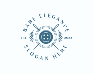 Elegant Needle Stitching logo design