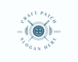 Elegant Needle Stitching logo design