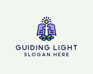 Nature Bible Sun  logo design