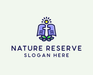 Nature Bible Sun  logo design