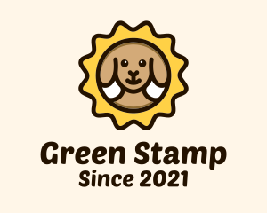 Brown Dog Stamp logo design