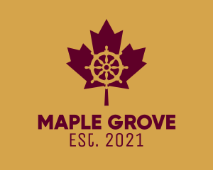 Maple Leaf Helm  logo design