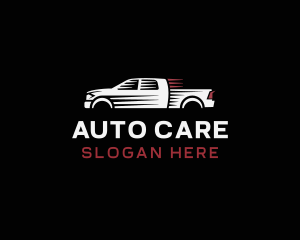 Pickup Truck Vehicle logo design