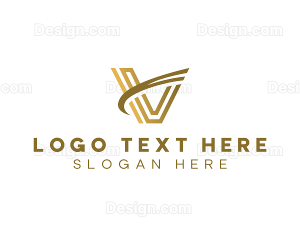 Professional Letter V Business Logo