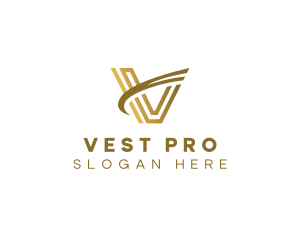 Professional Letter V Business logo design