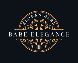 Floral Elegant Boutique logo design