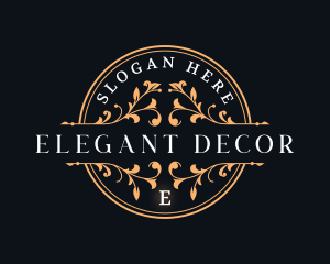 Floral Elegant Boutique logo design