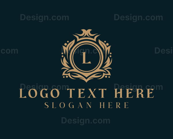 Stylish Royal Shield Logo