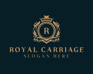 Stylish Royal Shield logo design