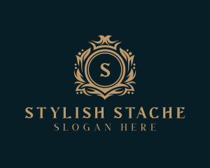 Stylish Royal Shield logo design