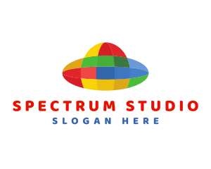 Colorful UFO logo